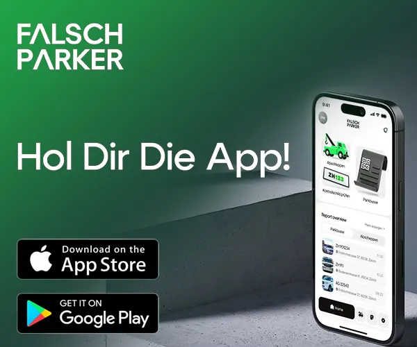 Falsch Parker Ad Banner